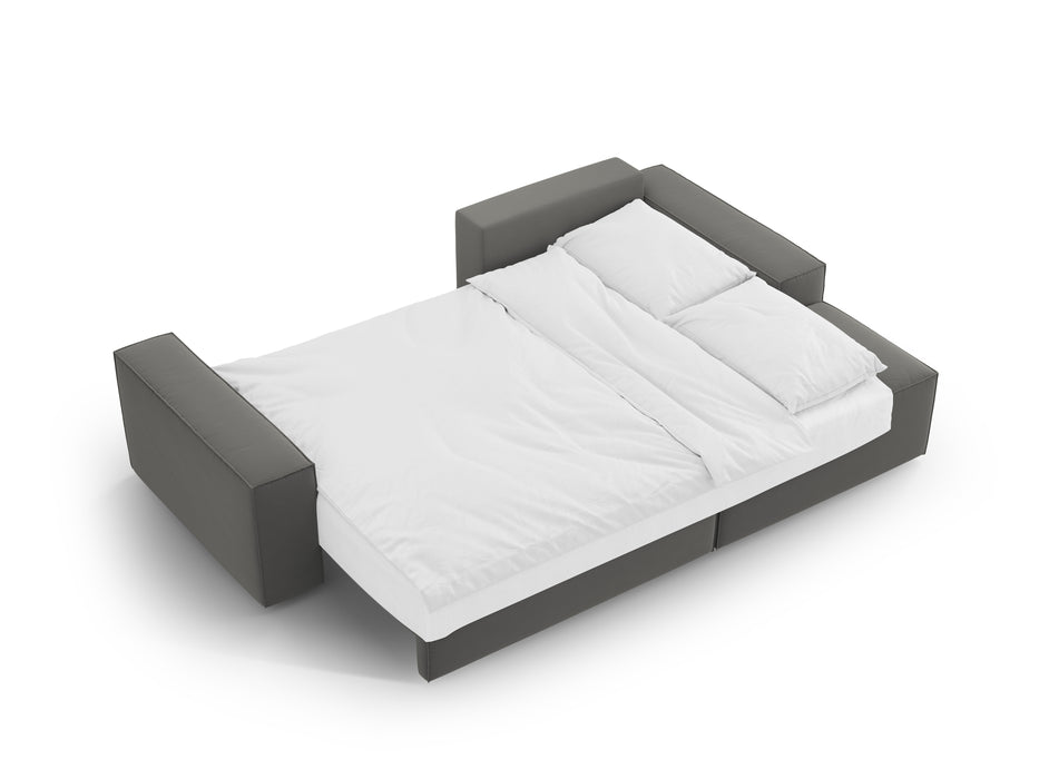 Velveto kampinė sofa-lova su dėže Jodie