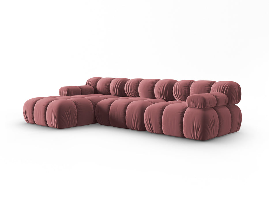 Velvet modular sofa Bellis