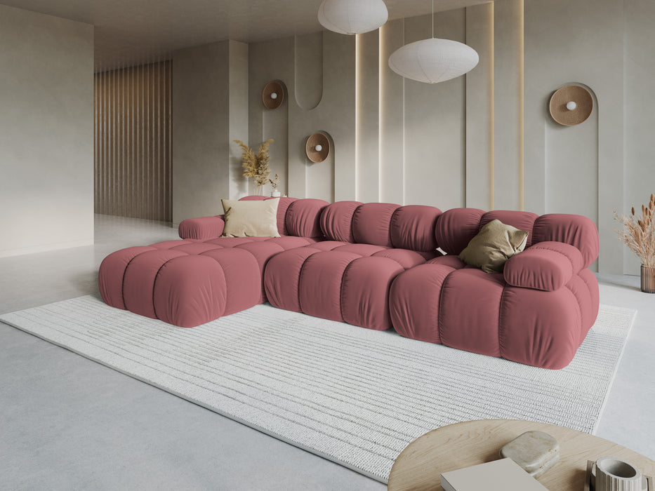 Velvet modular sofa Bellis