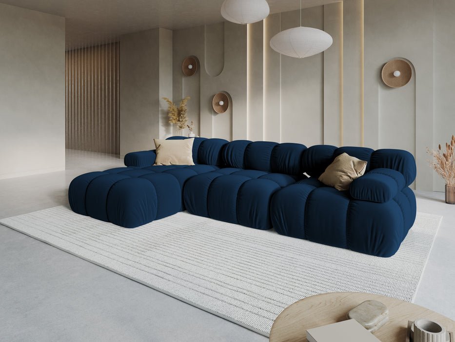 Velvet modular sofa Bellis