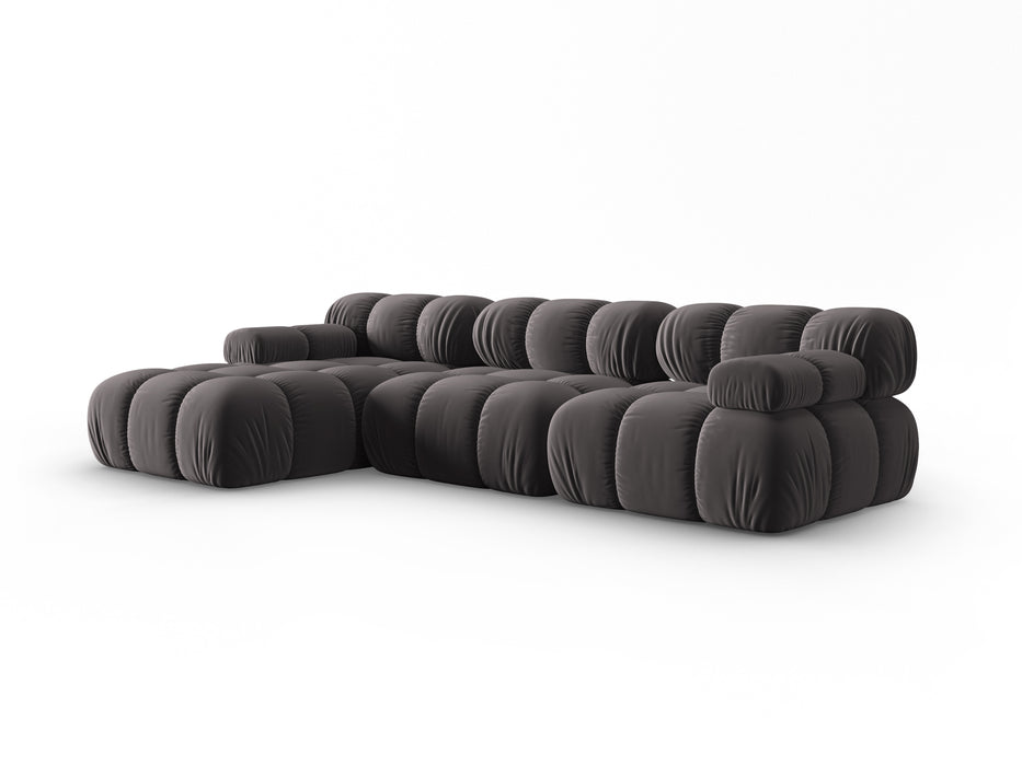 Velvet modular sofa Bellis