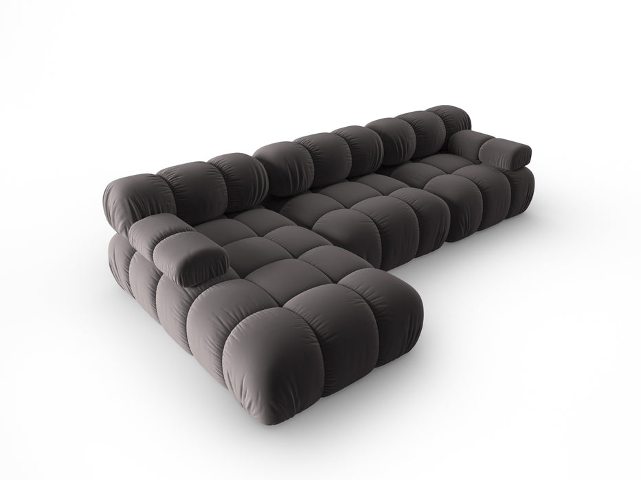 Velvet modular sofa Bellis