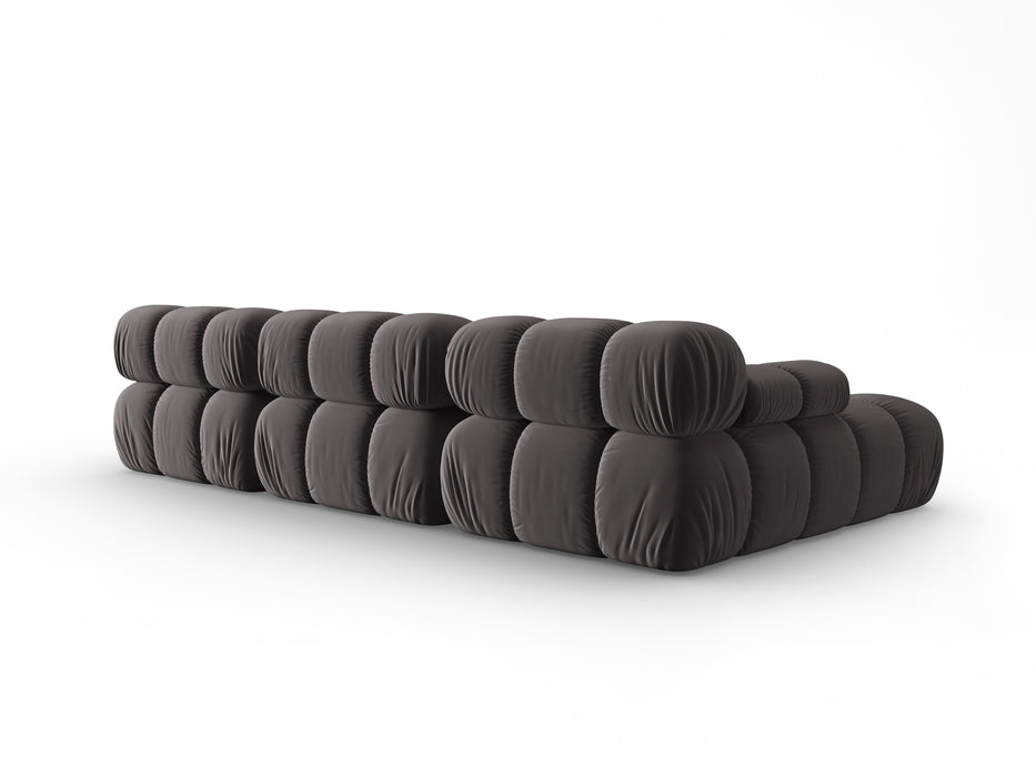 Velvet modular sofa Bellis