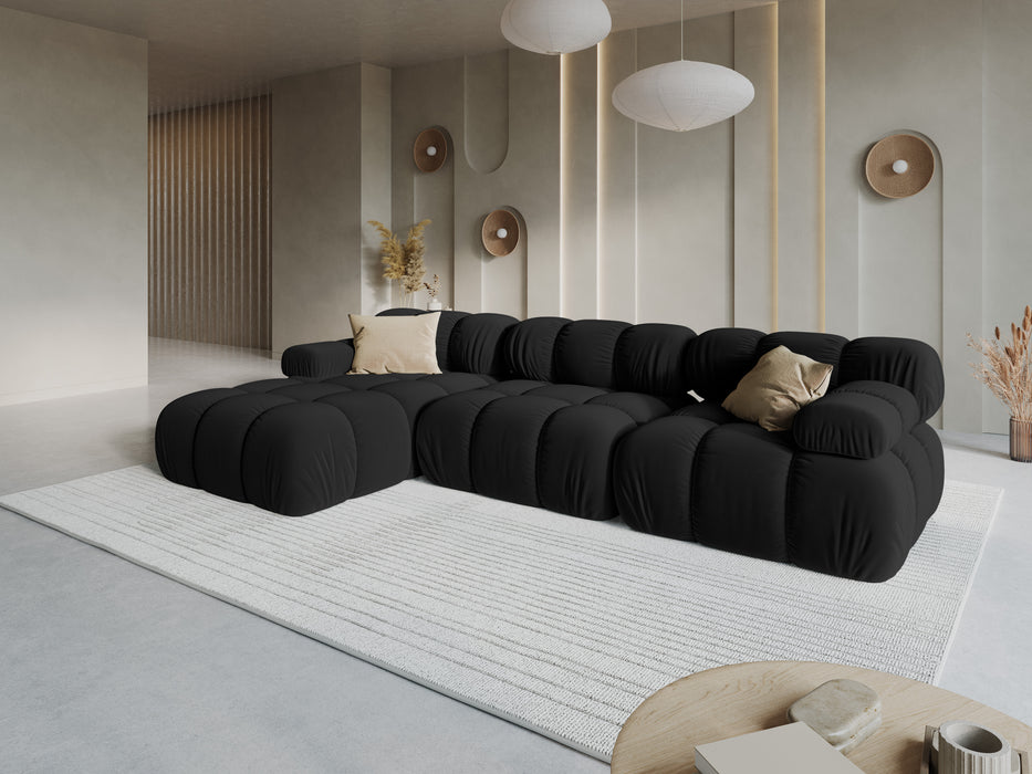 Velvet modular sofa Bellis