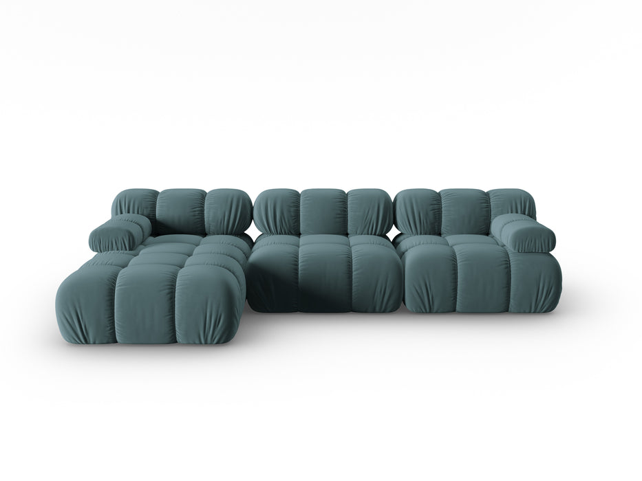 Velvet modular sofa Bellis