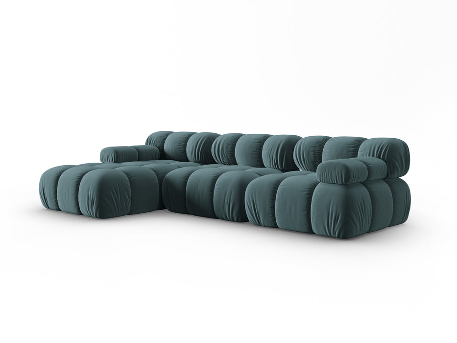 Velvet modular sofa Bellis