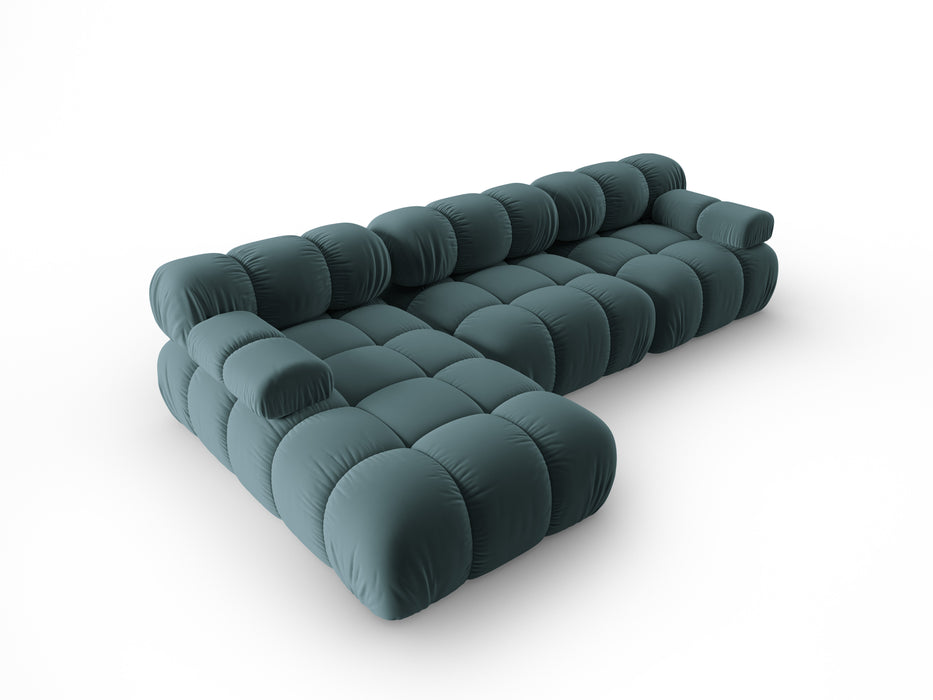 Velvet modular sofa Bellis