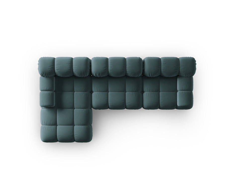 Velvet modular sofa Bellis