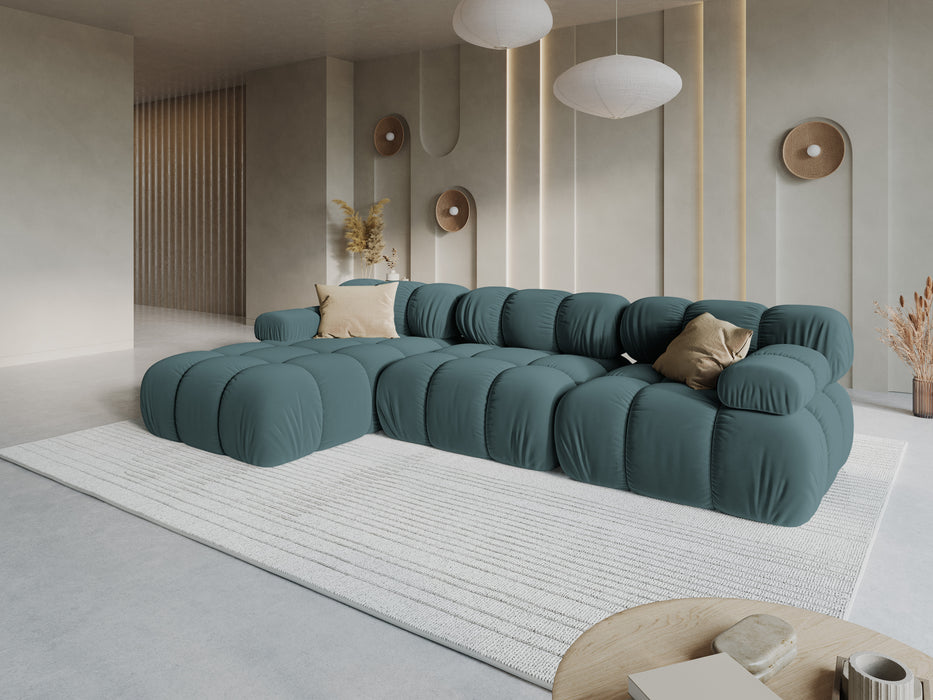 Velvet modular sofa Bellis