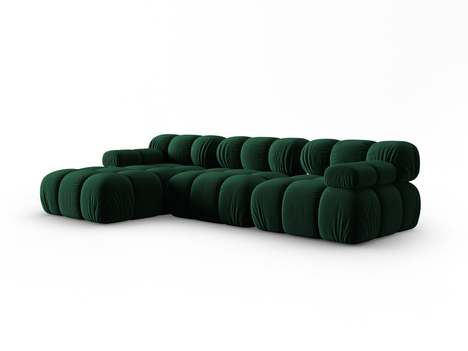 Velvet modular sofa Bellis