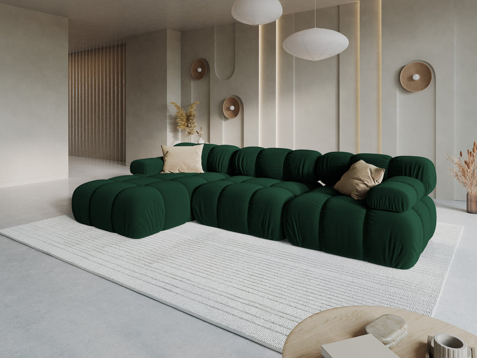 Velvet modular sofa Bellis