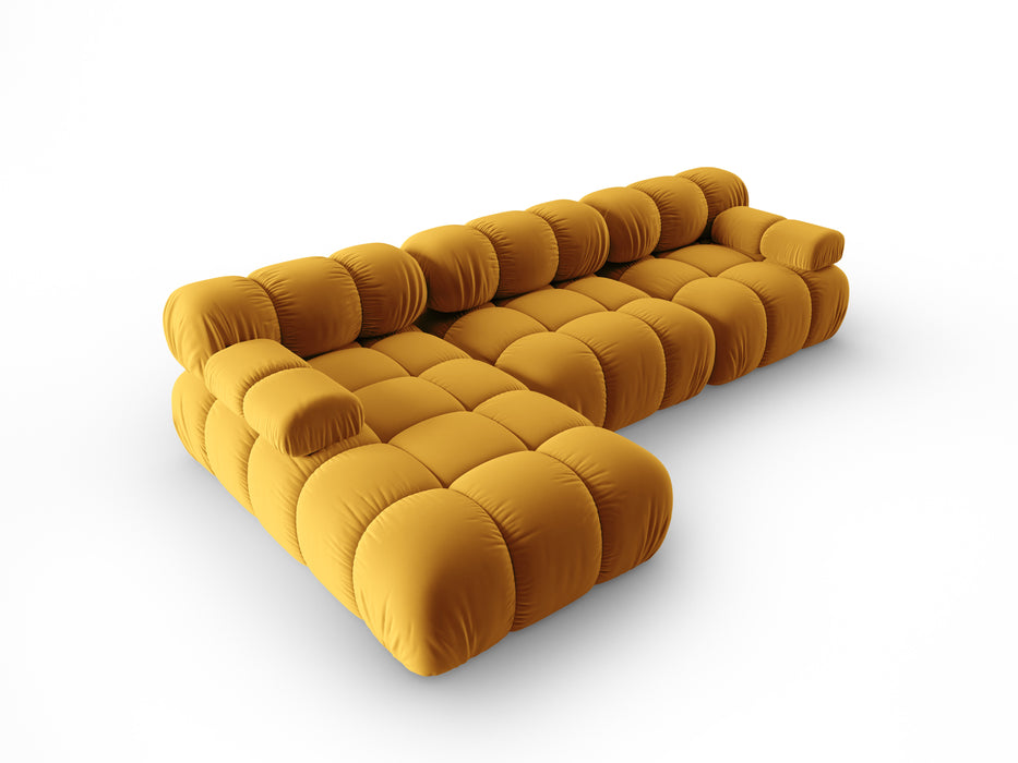 Velvet modular sofa Bellis