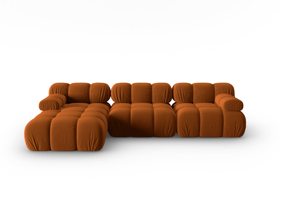 Velvet modular sofa Bellis