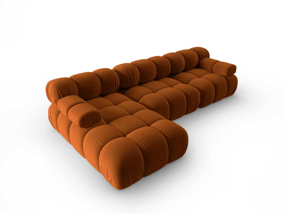 Velvet modular sofa Bellis