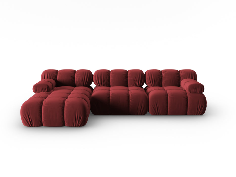 Velvet modular sofa Bellis