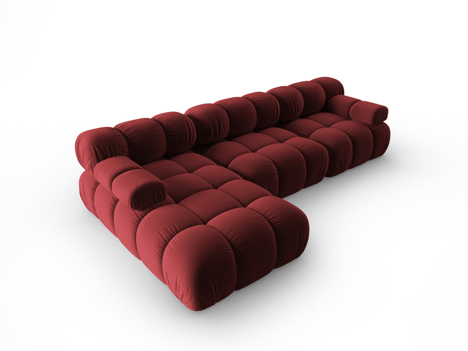 Velvet modular sofa Bellis