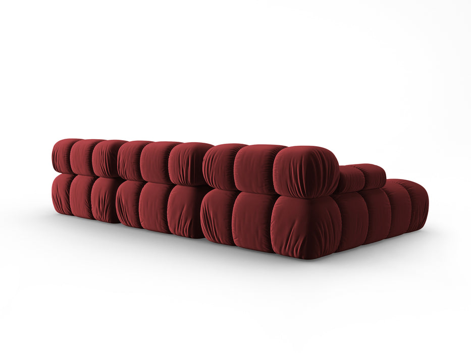 Velvet modular sofa Bellis