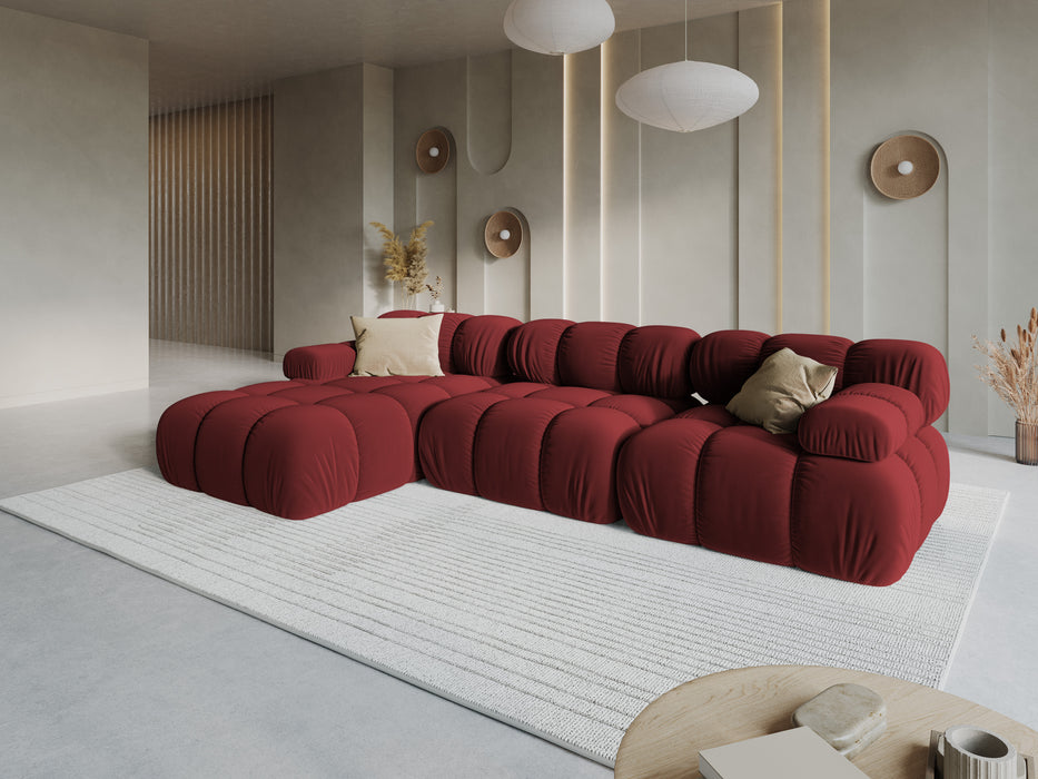 Velvet modular sofa Bellis