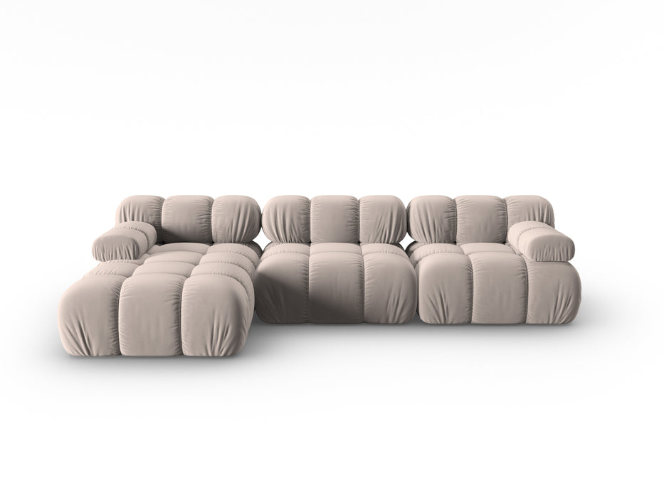 Velvet modular sofa Bellis