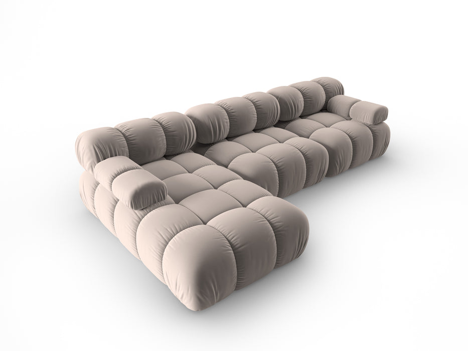 Velvet modular sofa Bellis