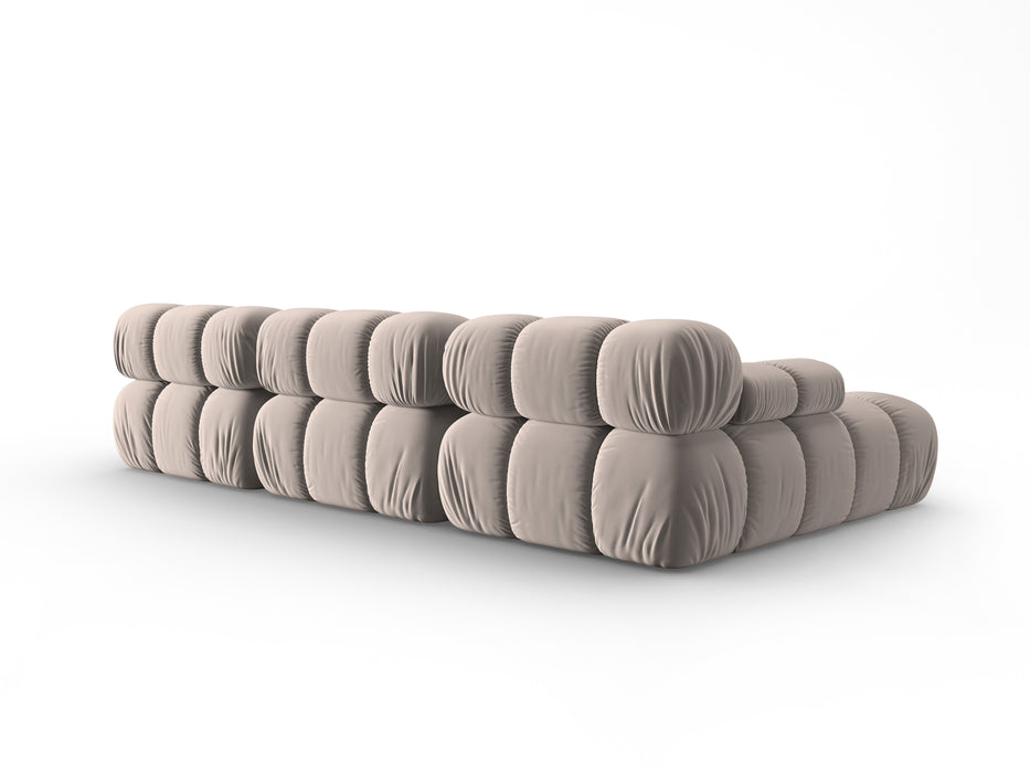 Velvet modular sofa Bellis