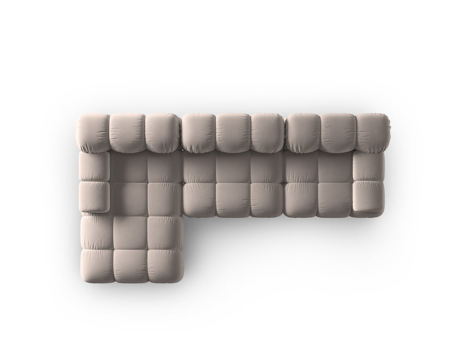 Velvet modular sofa Bellis