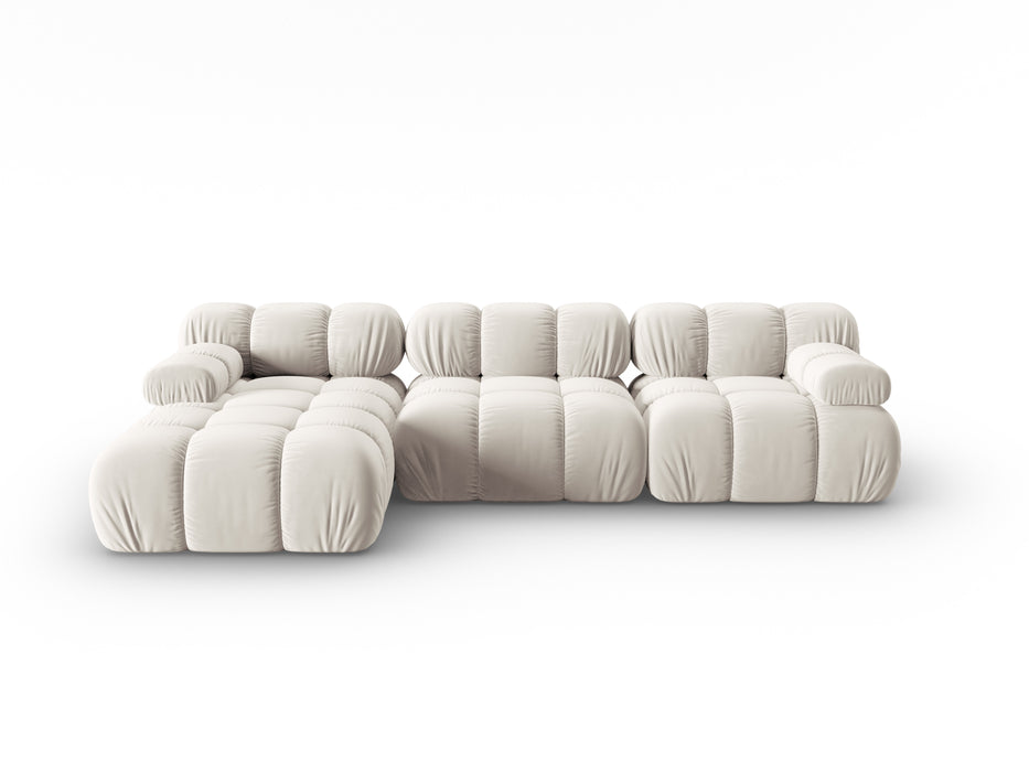 Velvet modular sofa Bellis