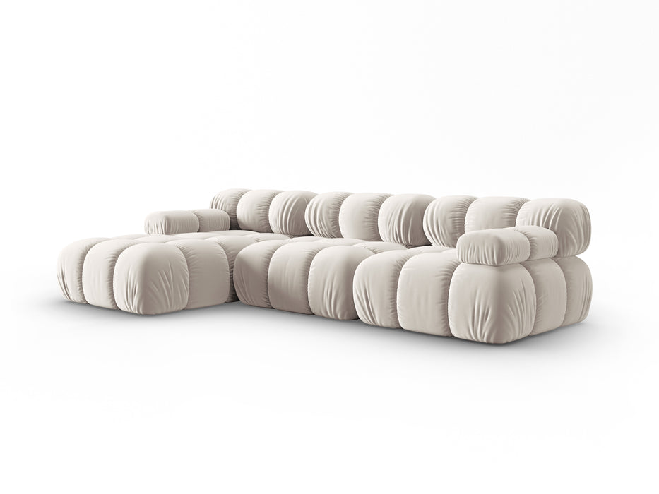 Velvet modular sofa Bellis
