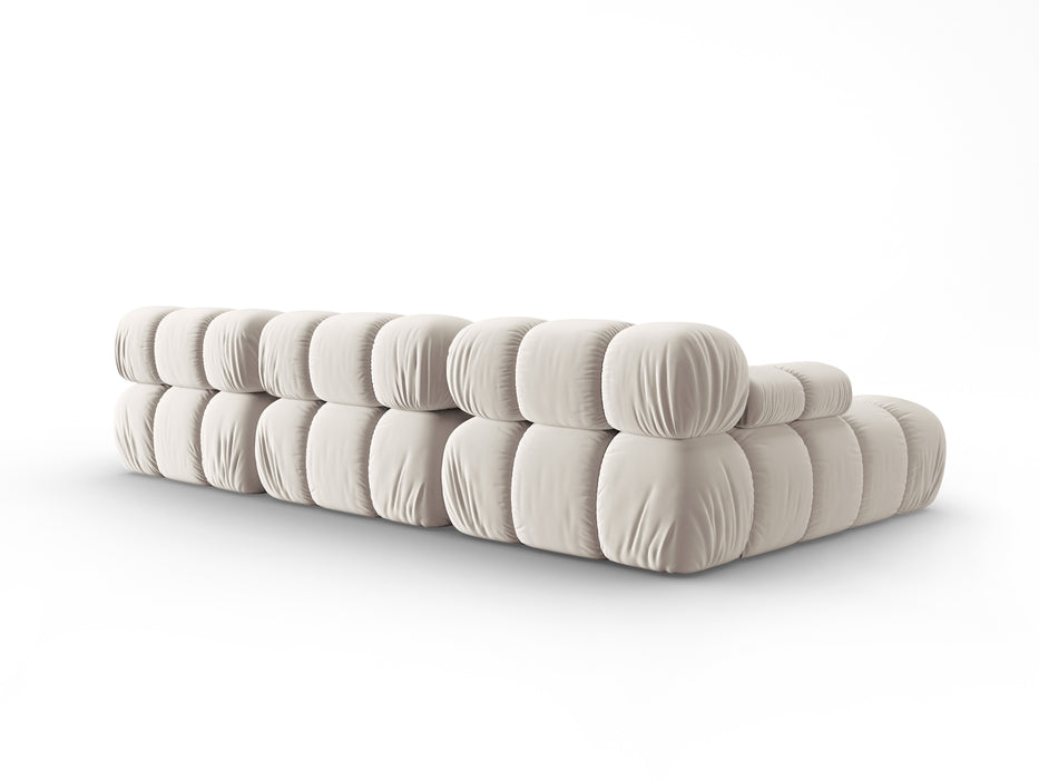 Velvet modular sofa Bellis