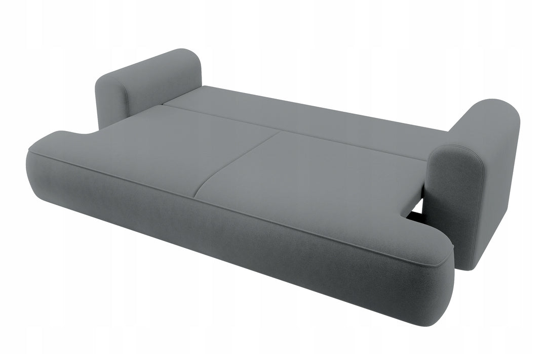 Trivietė aksominė sofa Ovu