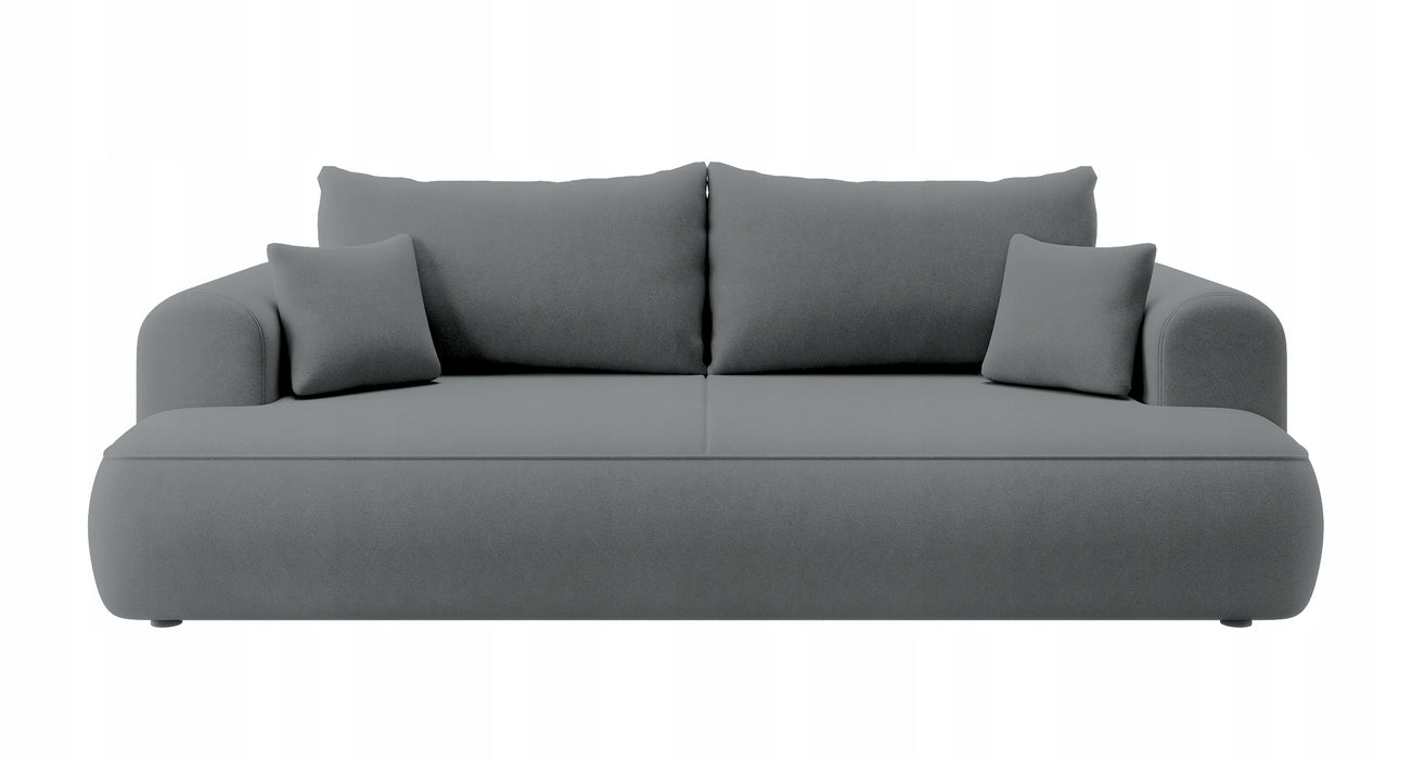 Trivietė aksominė sofa Ovu