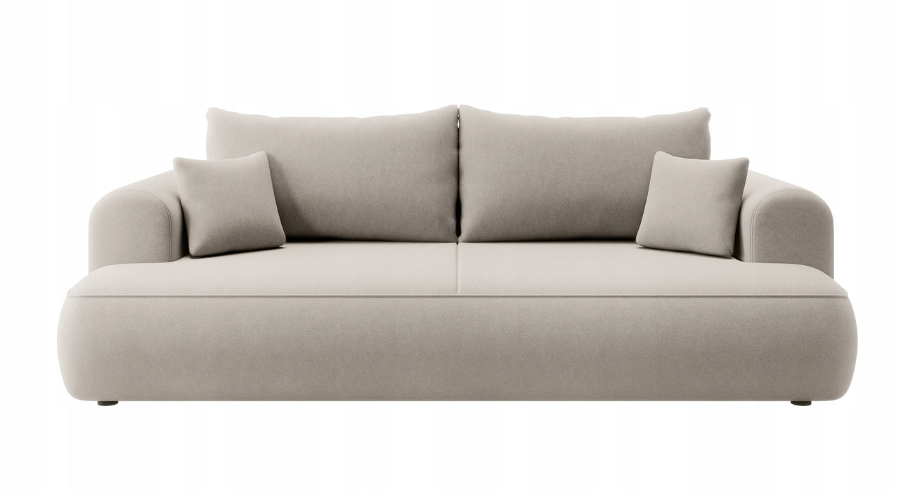 Trivietė aksominė sofa Ovu