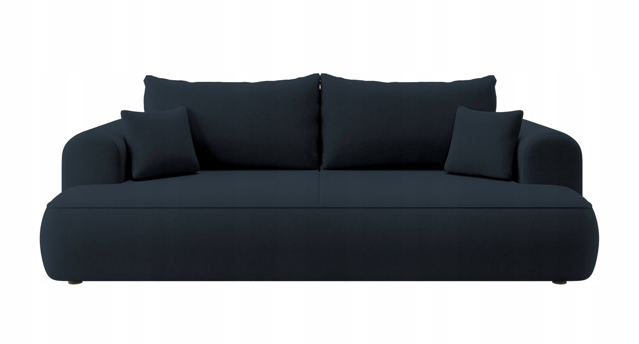 Trivietė aksominė sofa Ovu