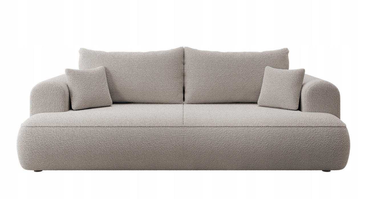 Trivietė bouclé sofa Ovu