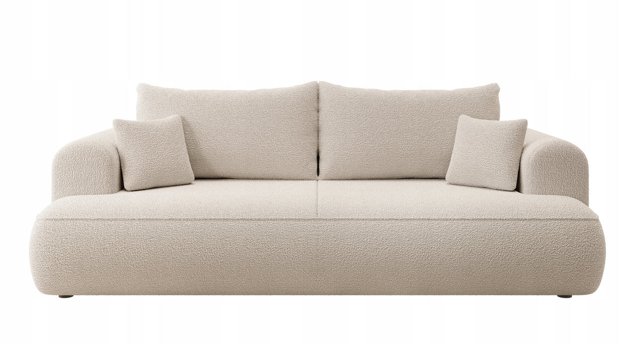 Trivietė bouclé sofa Ovu