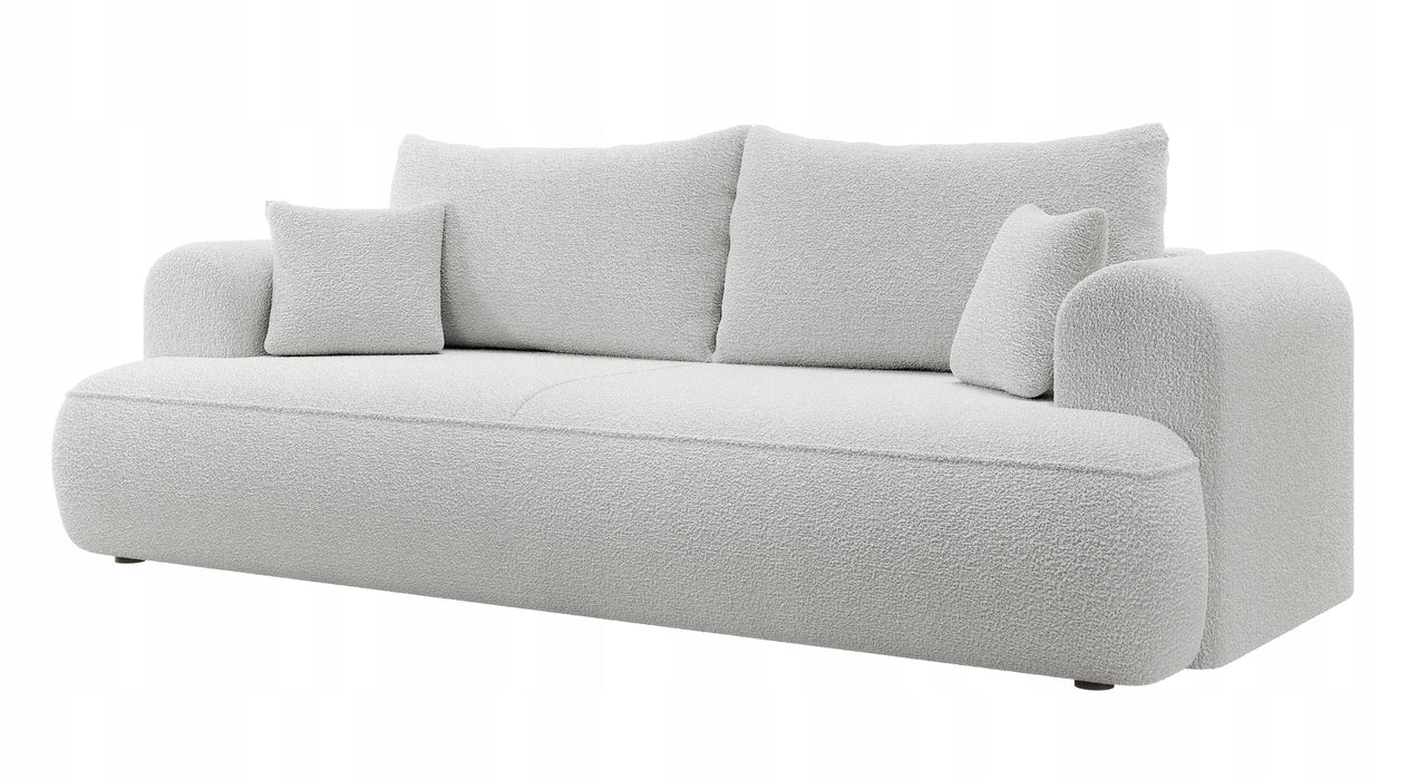 Trivietė bouclé sofa Ovu