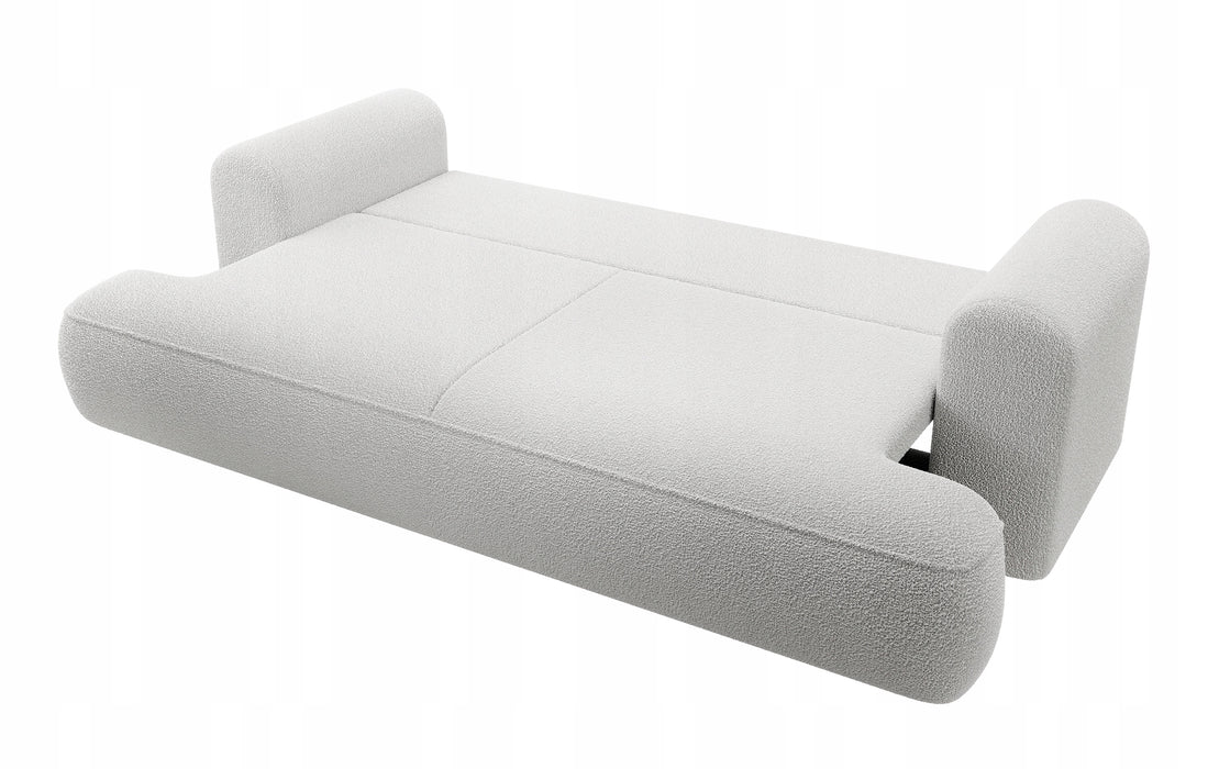 Trivietė bouclé sofa Ovu