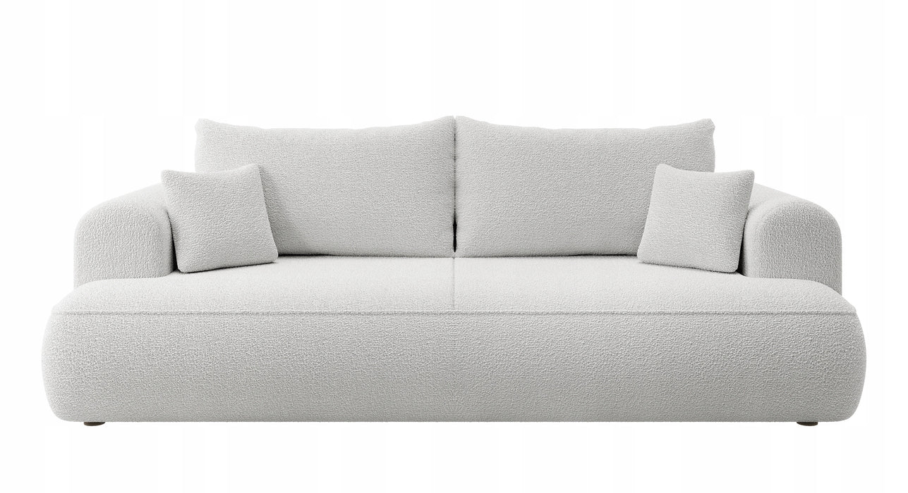 Trivietė bouclé sofa Ovu