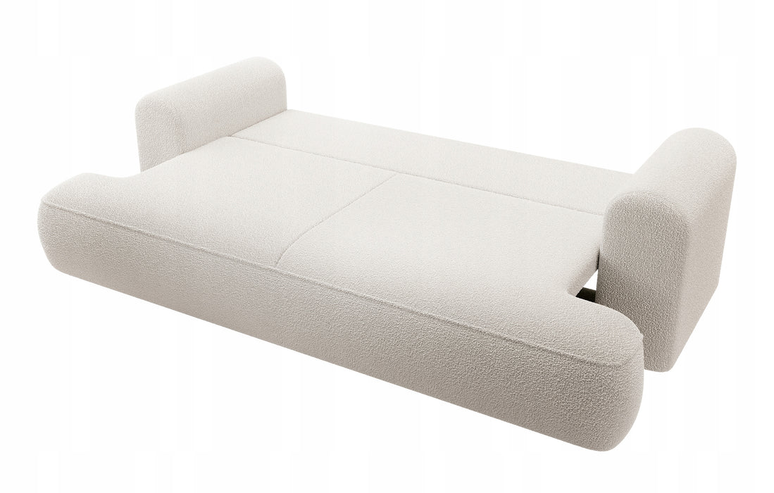 Trivietė bouclé sofa Ovu