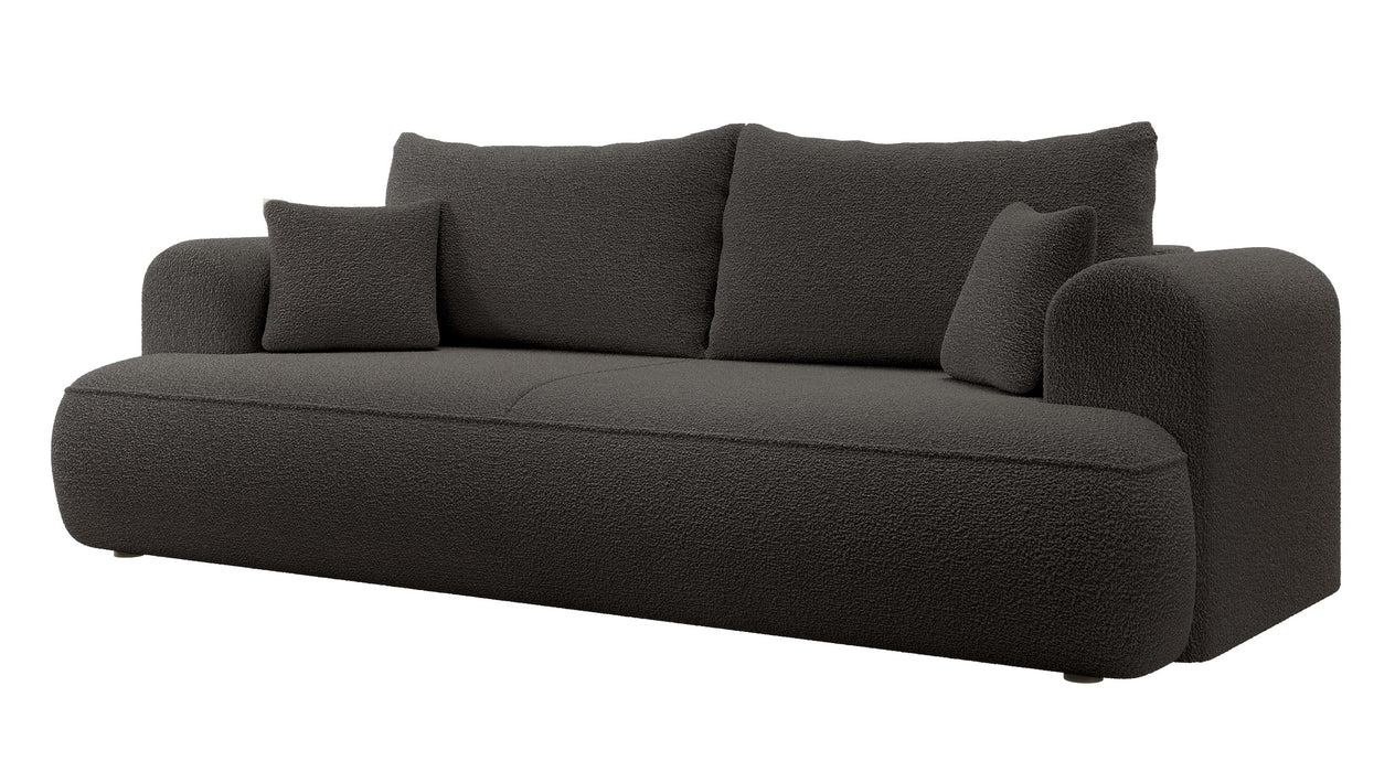 Trivietė bouclé sofa Ovu
