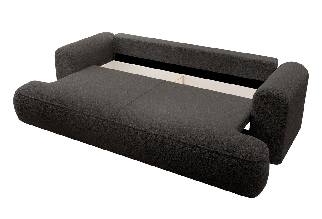 Trivietė bouclé sofa Ovu