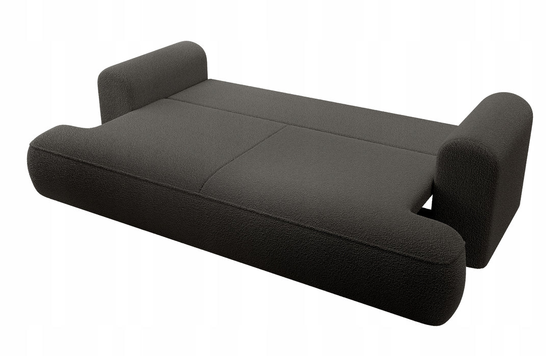 Trivietė bouclé sofa Ovu
