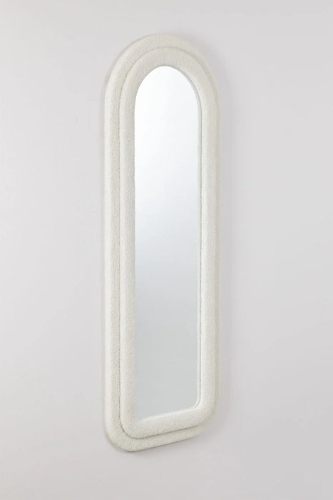 Wall mirror with fabric Ilai