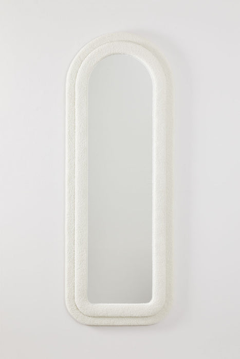 Wall mirror with fabric Ilai