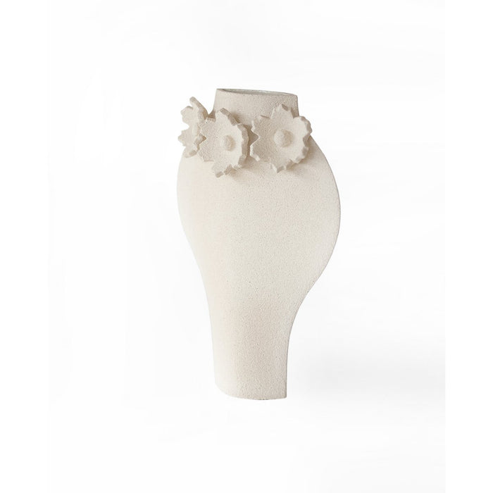 Rankų darbo keramikinė vaza Sculptural Flowers - Dal