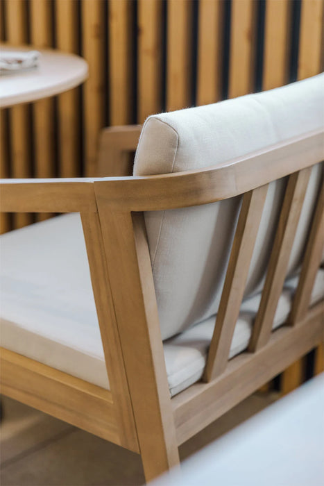 Set of 2 chairs made of acacia wood Kaela