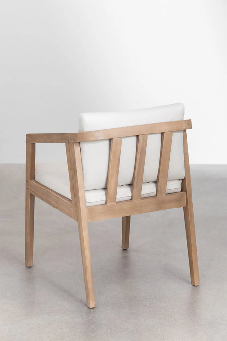 Set of 2 chairs made of acacia wood Kaela