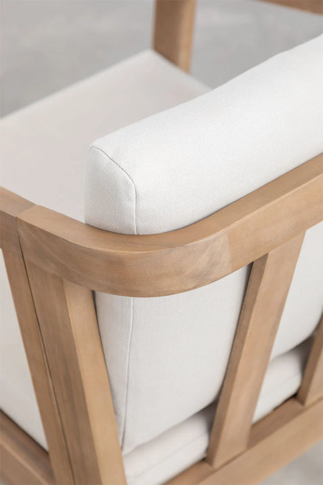 Set of 2 chairs made of acacia wood Kaela
