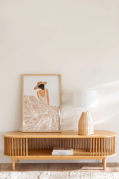 Bamboo TV stand Connery