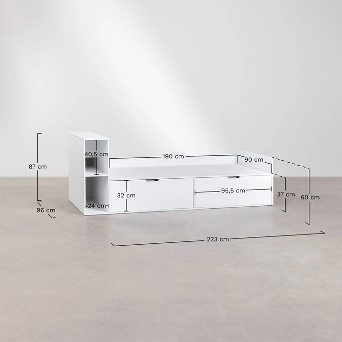 Janet bed with drawers